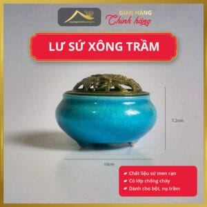 Lư sứ xông trầm hương